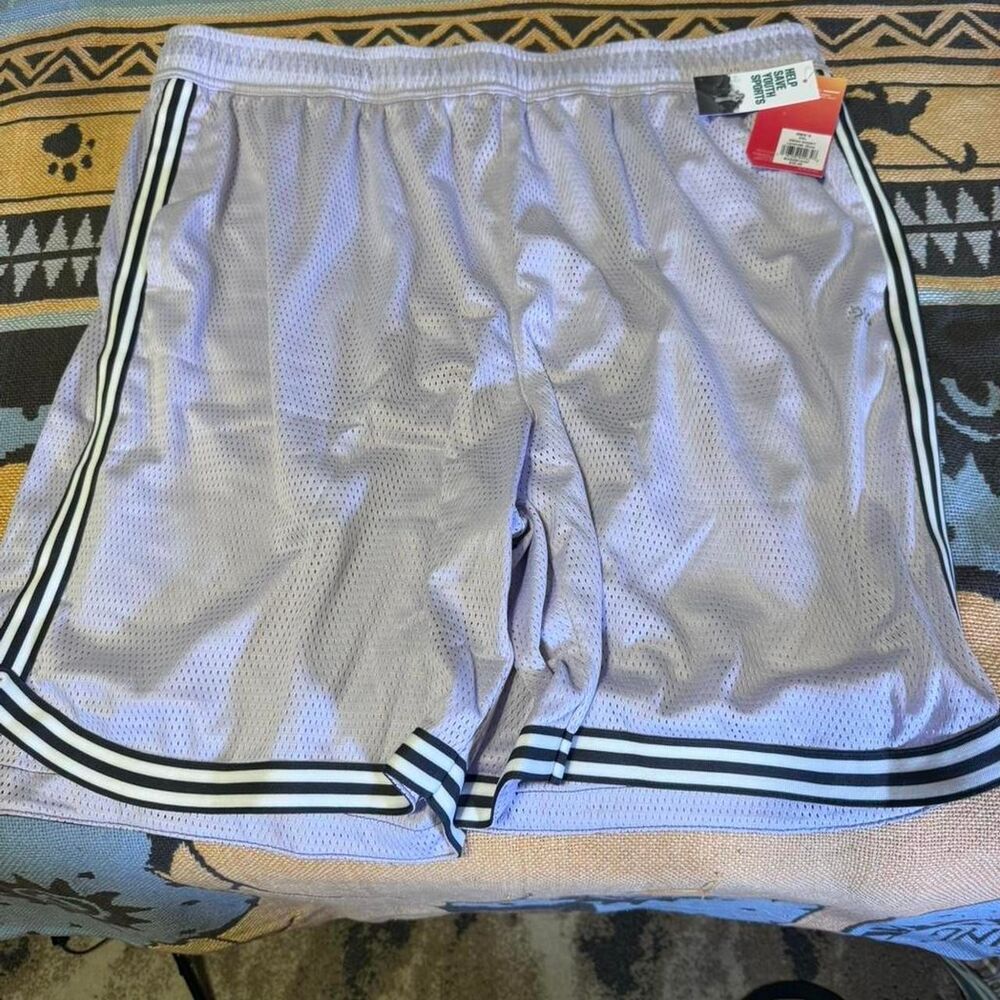 Dsg Men's Purple and Grey Shorts